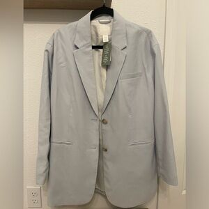 H&M Light Blue Blazer
